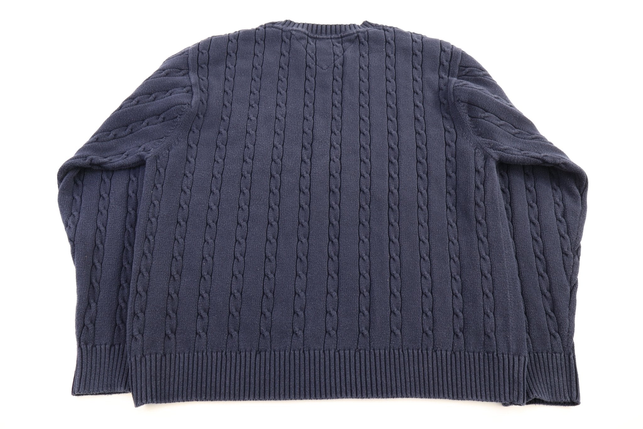 Vintage Tommy Hilfiger Blue Knit Sweater - Sweater - Thrifted Threads