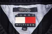 Vintage Tommy Hilfiger Blue Knit Sweater - Sweater - Thrifted Threads