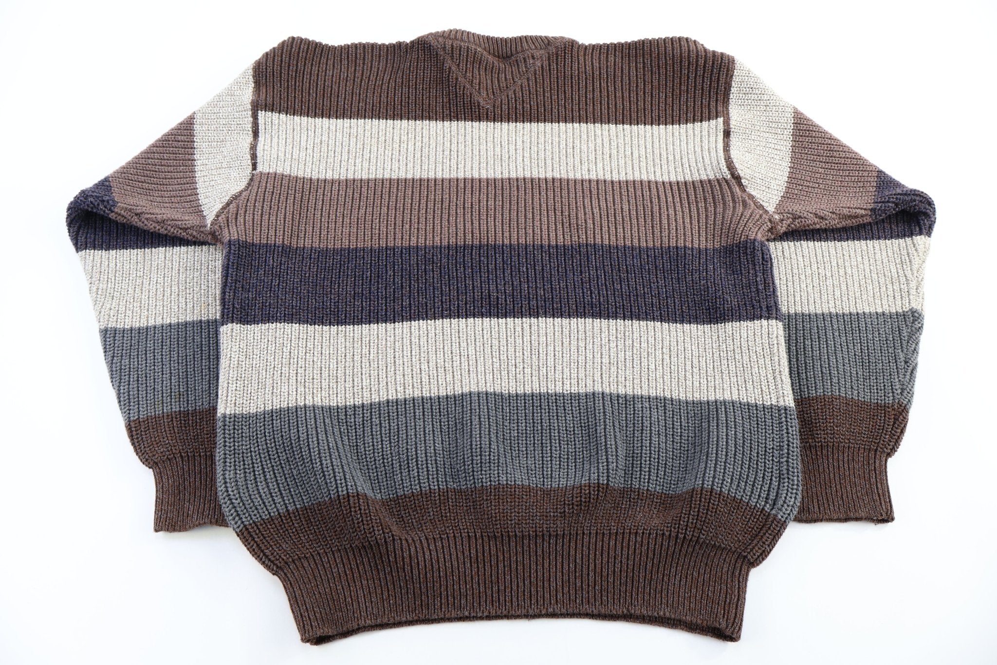 Vintage Tommy Hilfiger Brown Knit Sweater - Sweater - Thrifted Threads
