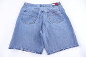 Vintage Tommy Hilfiger Embroidered Denim Shorts - Pants/Shorts - Thrifted Threads