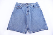 Vintage Tommy Hilfiger Embroidered Denim Shorts - Pants/Shorts - Thrifted Threads