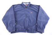 Vintage Tommy Hilfiger Embroidered Logo Full Zip Jacket - Jacket - Thrifted Threads