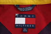 Vintage Tommy Hilfiger Red Full Zip Jacket - Jacket - Thrifted Threads