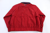 Vintage Tommy Hilfiger Red Full Zip Jacket - Jacket - Thrifted Threads