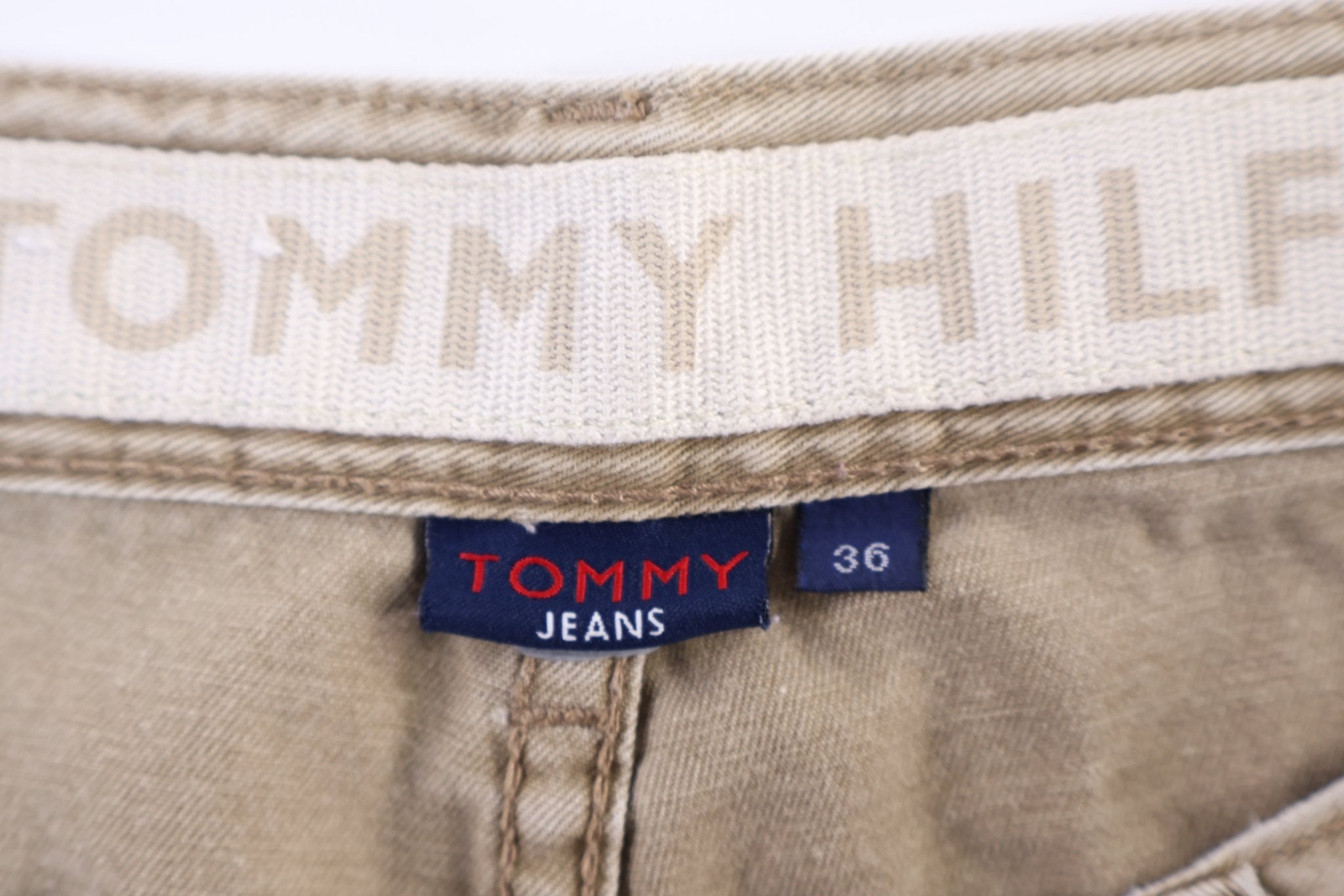 Vintage Tommy Hilfiger Tan Cargo Pants - Pants/Shorts - Thrifted Threads