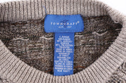 Vintage Towncraft Multipattern Knit Sweater - Sweater - Thrifted Threads