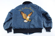 Vintage United State Air Forces Embroidered Zip Up Jacket - ThriftedThreads.com
