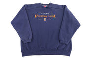 Vintage University of Illinois Embroidered Sweatshirt - Sweatshirt - Thrifted Threads
