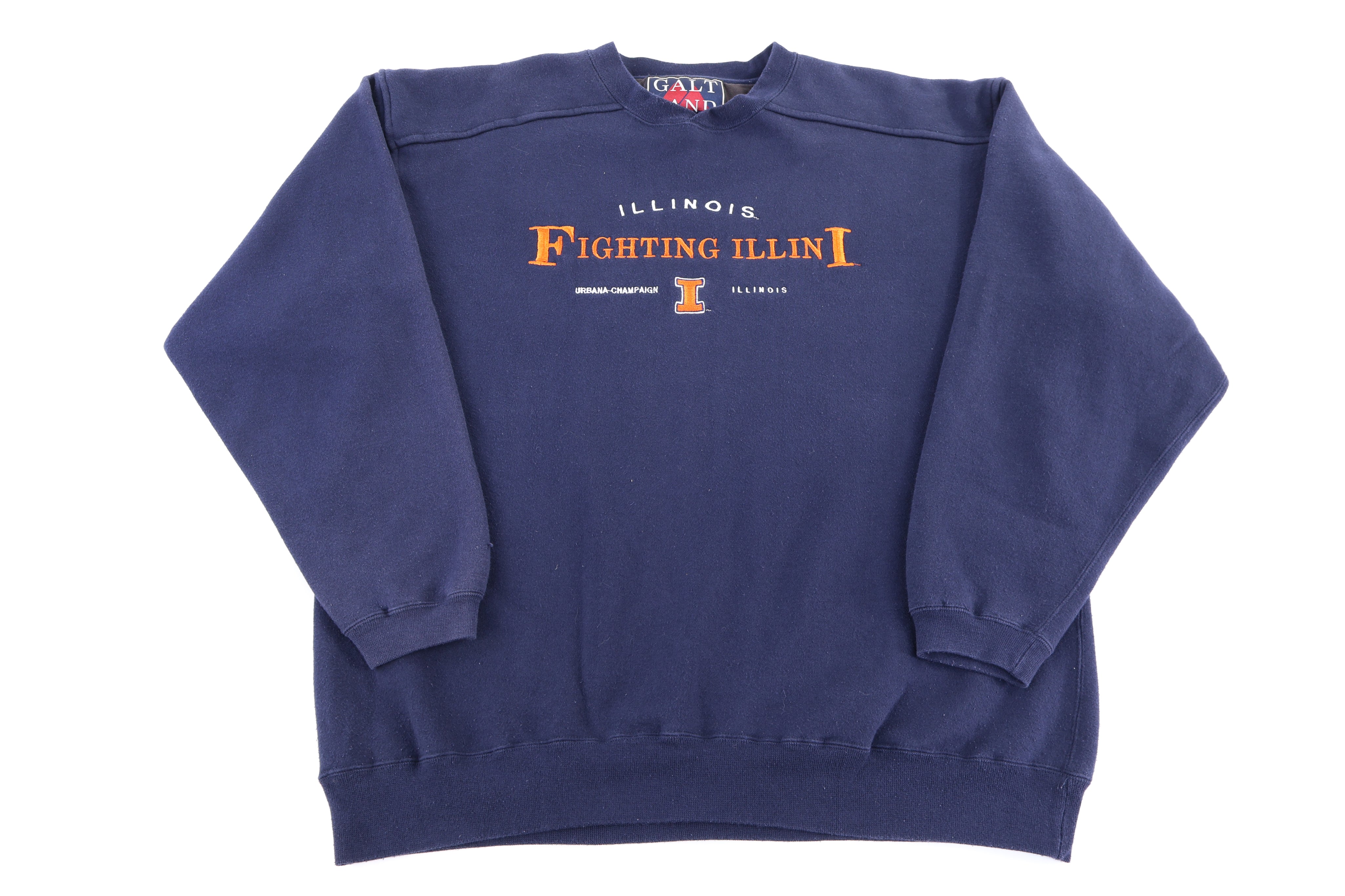 Vintage University of Illinois Embroidered Sweatshirt - Sweatshirt - Thrifted Threads