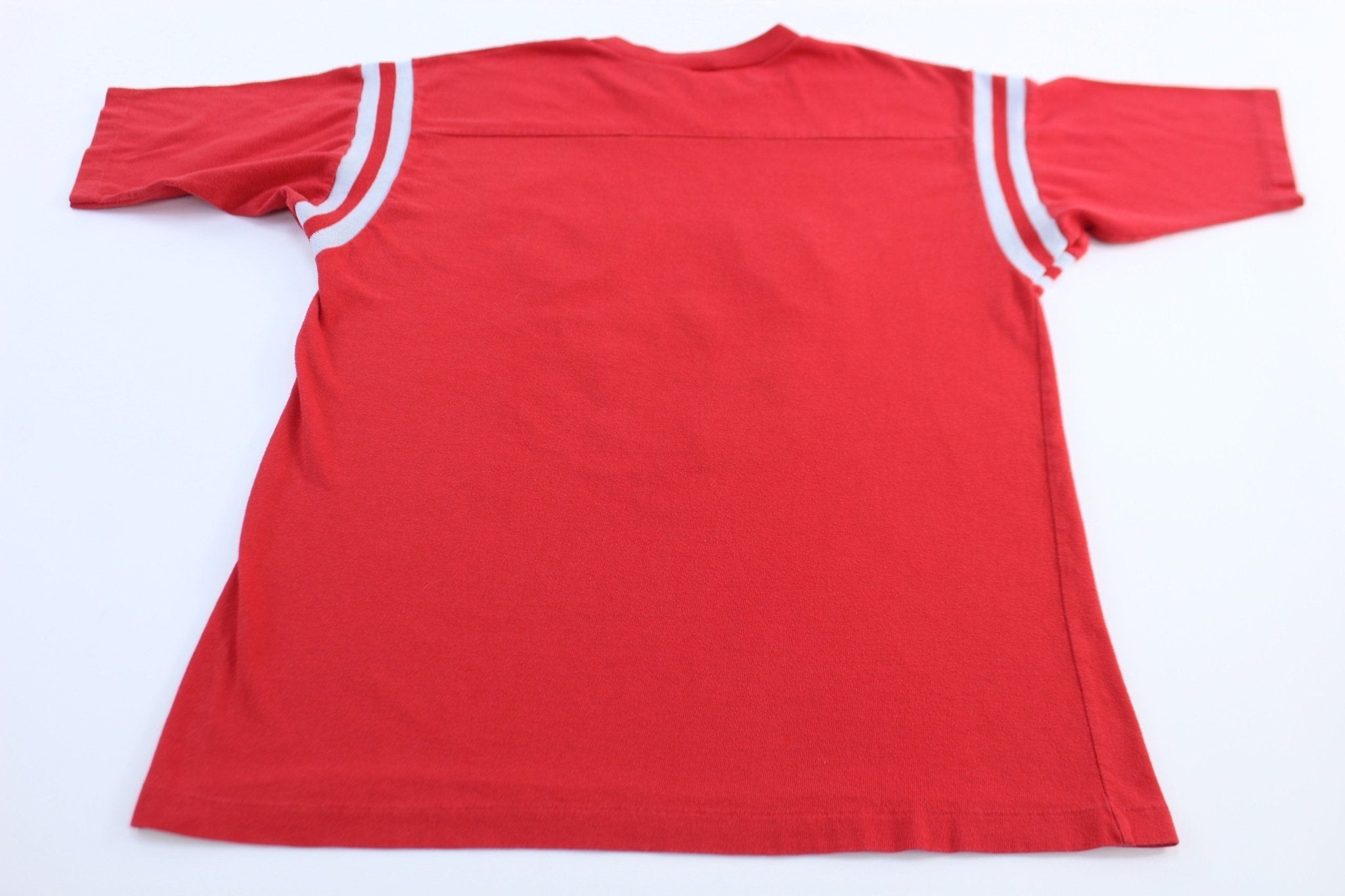 Vintage University of Louisville Cardinals Striped T-Shirt - T-Shirts - Thrifted Threads