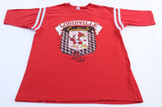 Vintage University of Louisville Cardinals Striped T-Shirt - T-Shirts - Thrifted Threads