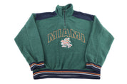 Vintage University of Miami Hurricanes Fleece Pullover - Sweater - Thrifted Threads