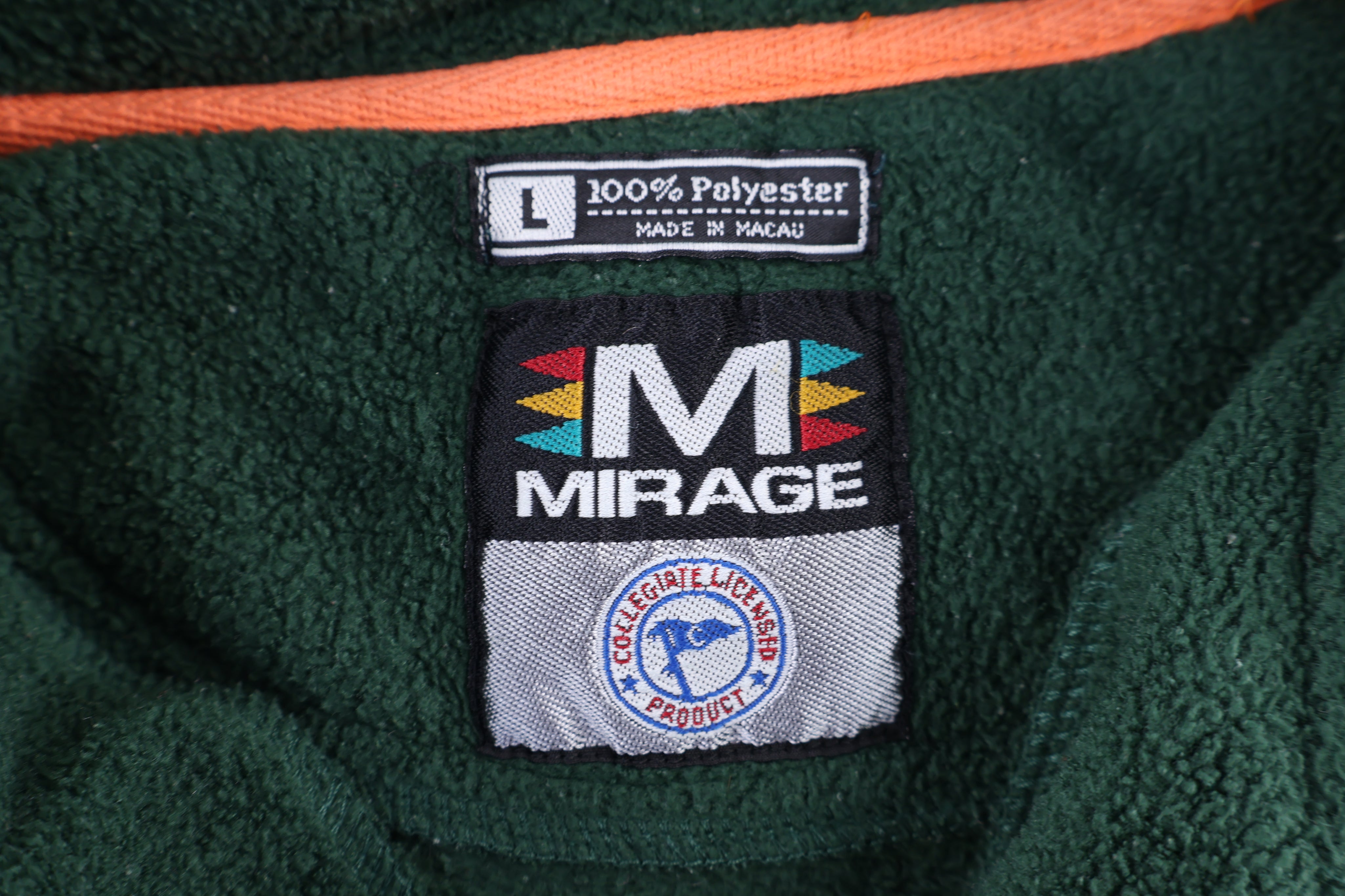 Vintage University of Miami Hurricanes Fleece Pullover - Sweater - Thrifted Threads