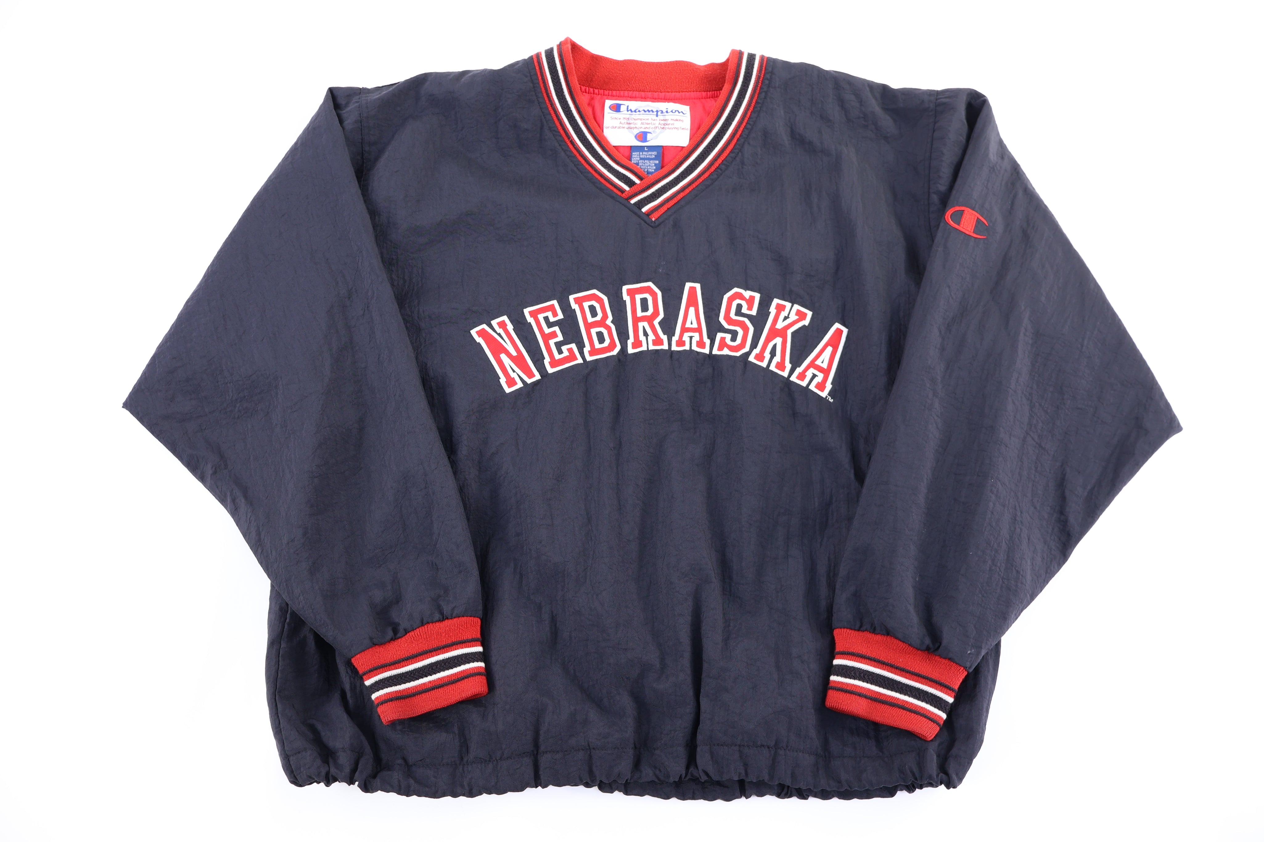 Vintage University of Nebraska Pullover Windbreaker - Jacket - Thrifted Threads