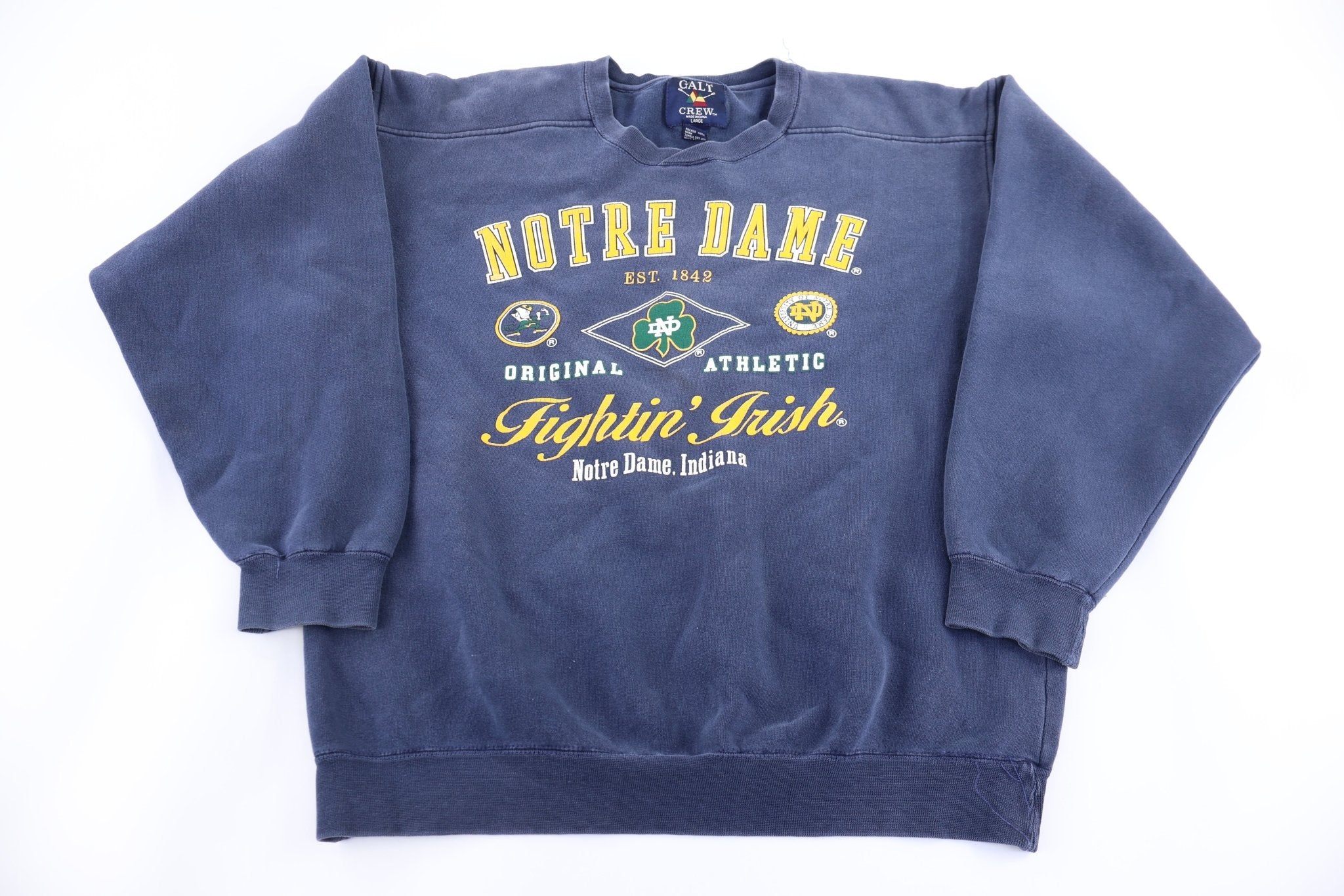 Vintage University of Notre Dame Sweatshirt - Sweatshirt - Thrifted Threads