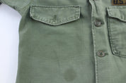 Vintage U.S. Army Green LS Button Down - ThriftedThreads.com