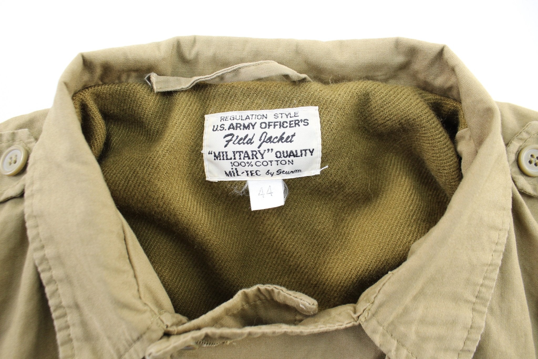 Vintage U.S. Army Officer's Military Field Jacket - ThriftedThreads.com