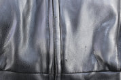 Vintage USA Embroidered Leather Zip Up Jacket - ThriftedThreads.com
