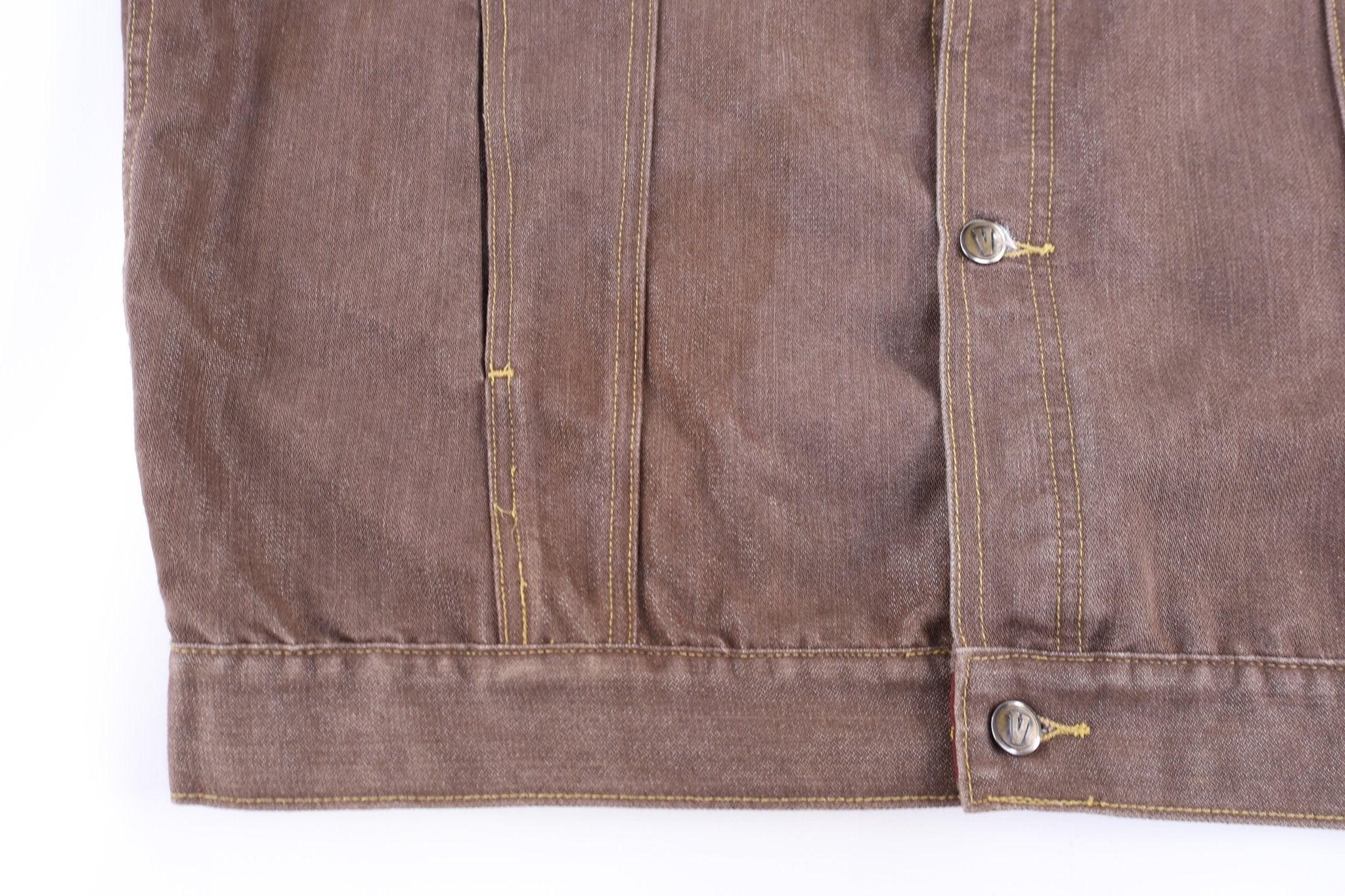 Vintage Varcity Brown Lightweight Jacket - Jacket - Thrifted Threads