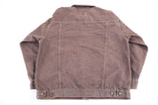 Vintage Varcity Brown Lightweight Jacket - Jacket - Thrifted Threads
