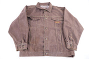 Vintage Varcity Brown Lightweight Jacket - Jacket - Thrifted Threads