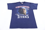 Vintage Vince Young Tennessee Titans Football T-shirt - Shirts & Tops - Thrifted Threads