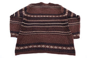 Vintage W Casuals Multipatterned Knit Sweater - Sweater - Thrifted Threads
