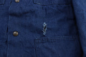 Vintage Walls Blizard-Pruf Blanket Lined Denim Chore Jacket - Jacket - Thrifted Threads