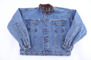 Vintage Warner Bros Outlaw Taz Denim Jacket - Jacket - Thrifted Threads