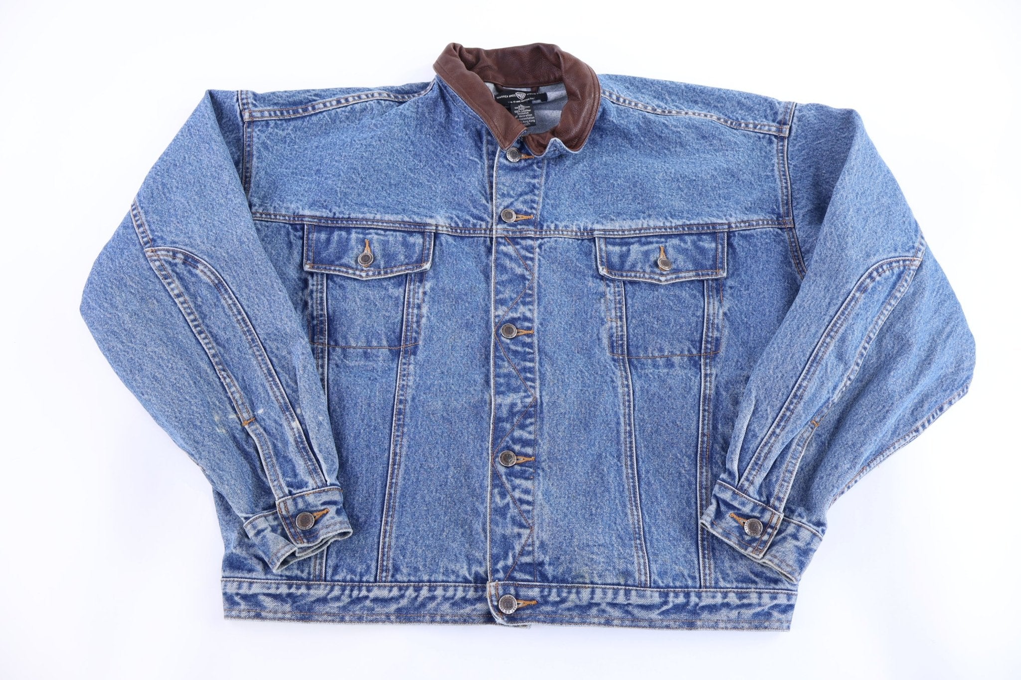 Vintage Warner Bros Outlaw Taz Denim Jacket - Jacket - Thrifted Threads