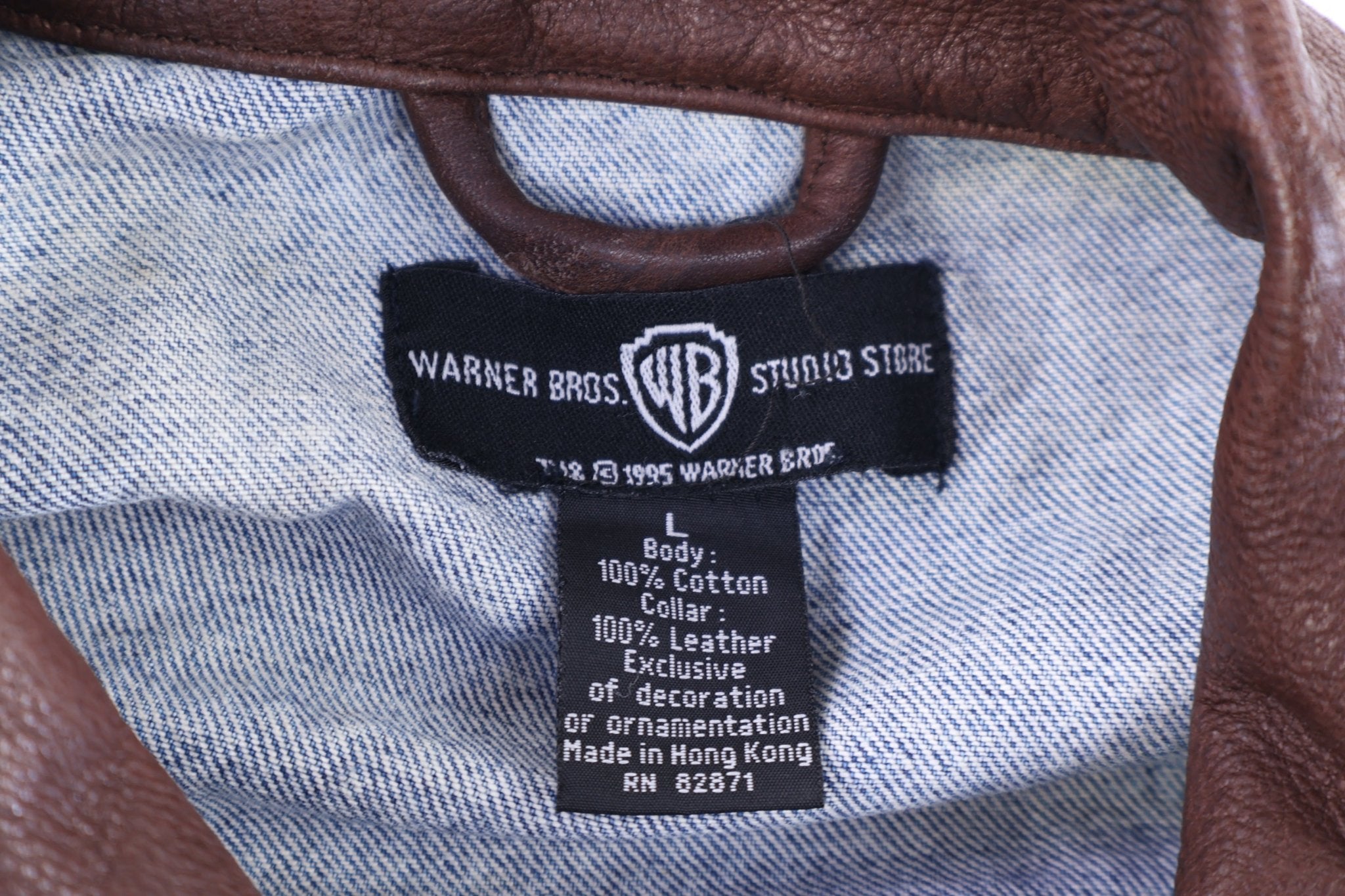 Vintage Warner Bros Outlaw Taz Denim Jacket - Jacket - Thrifted Threads