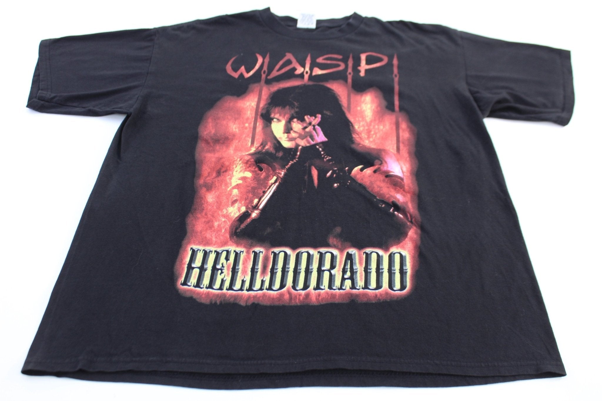 Vintage W.AS.P. Helldorado World Domination T-Shirt - T-Shirts - Thrifted Threads