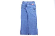 Vintage Wild Ass Dark Wash Double Knee Denim Jeans - Pants - Thrifted Threads