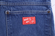 Vintage Wild Ass Dark Wash Double Knee Denim Jeans - Pants - Thrifted Threads