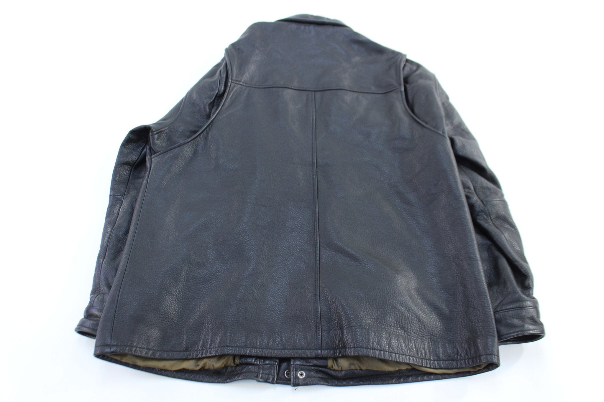 Vintage Wilsons Leather Full Zip Jacket - Jacket - Thrifted Threads