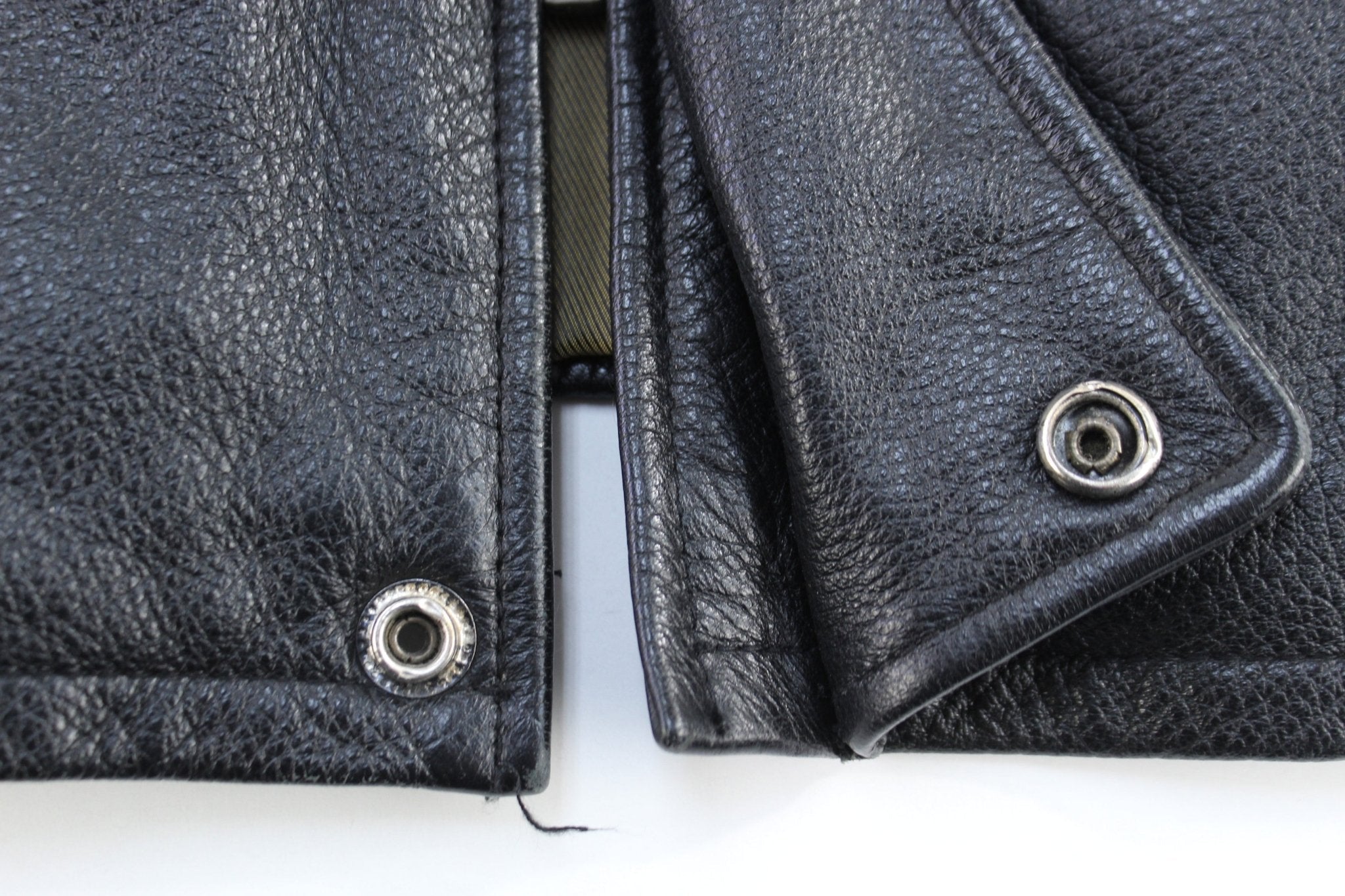 Vintage Wilsons Leather Full Zip Jacket - Jacket - Thrifted Threads
