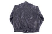 Vintage Wilsons Pelle Studio Black Full Zip Leather Jacket - jacket - Thrifted Threads