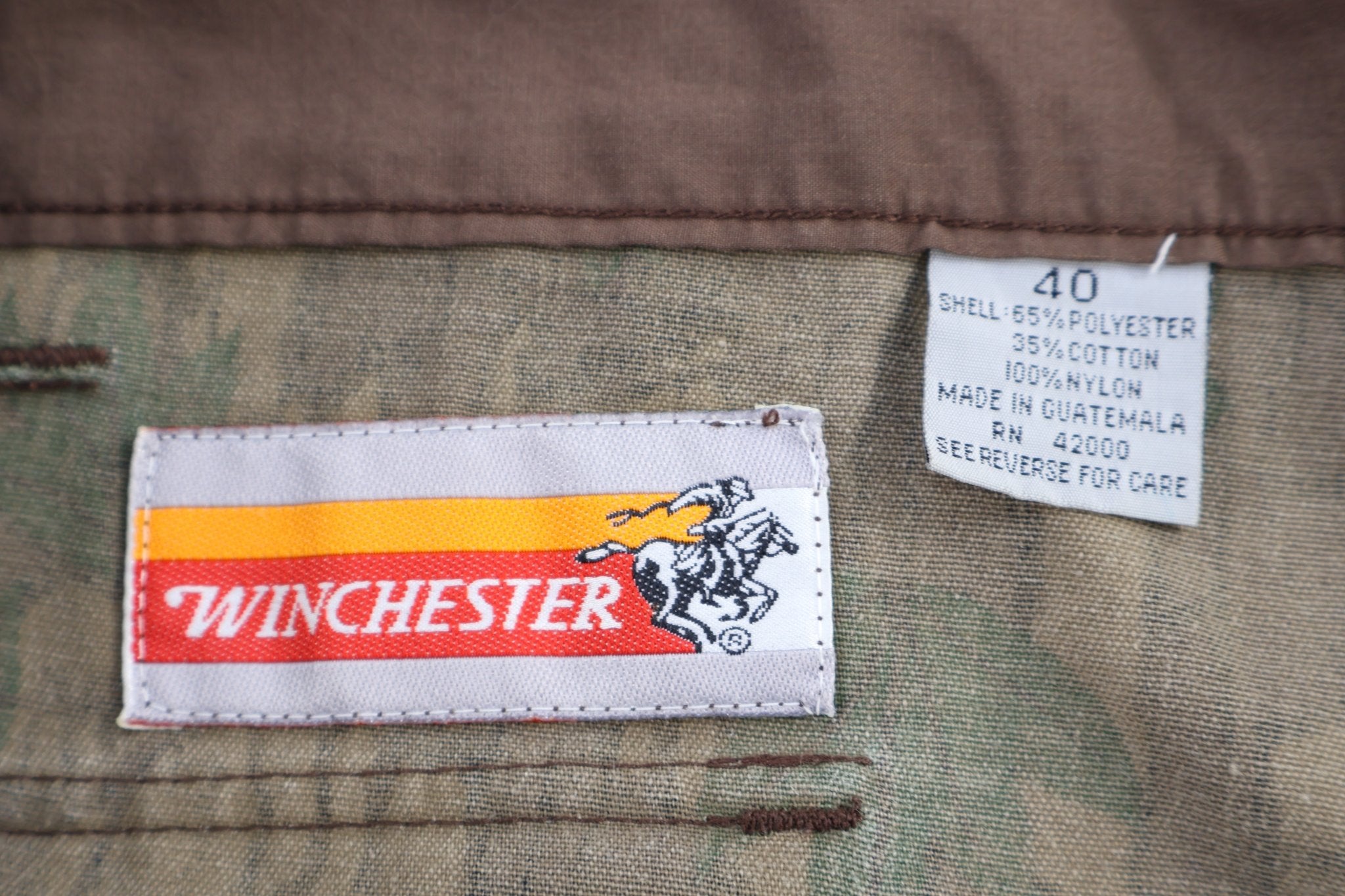 Vintage Winchester Camo Hunting Pants - Pants - Thrifted Threads