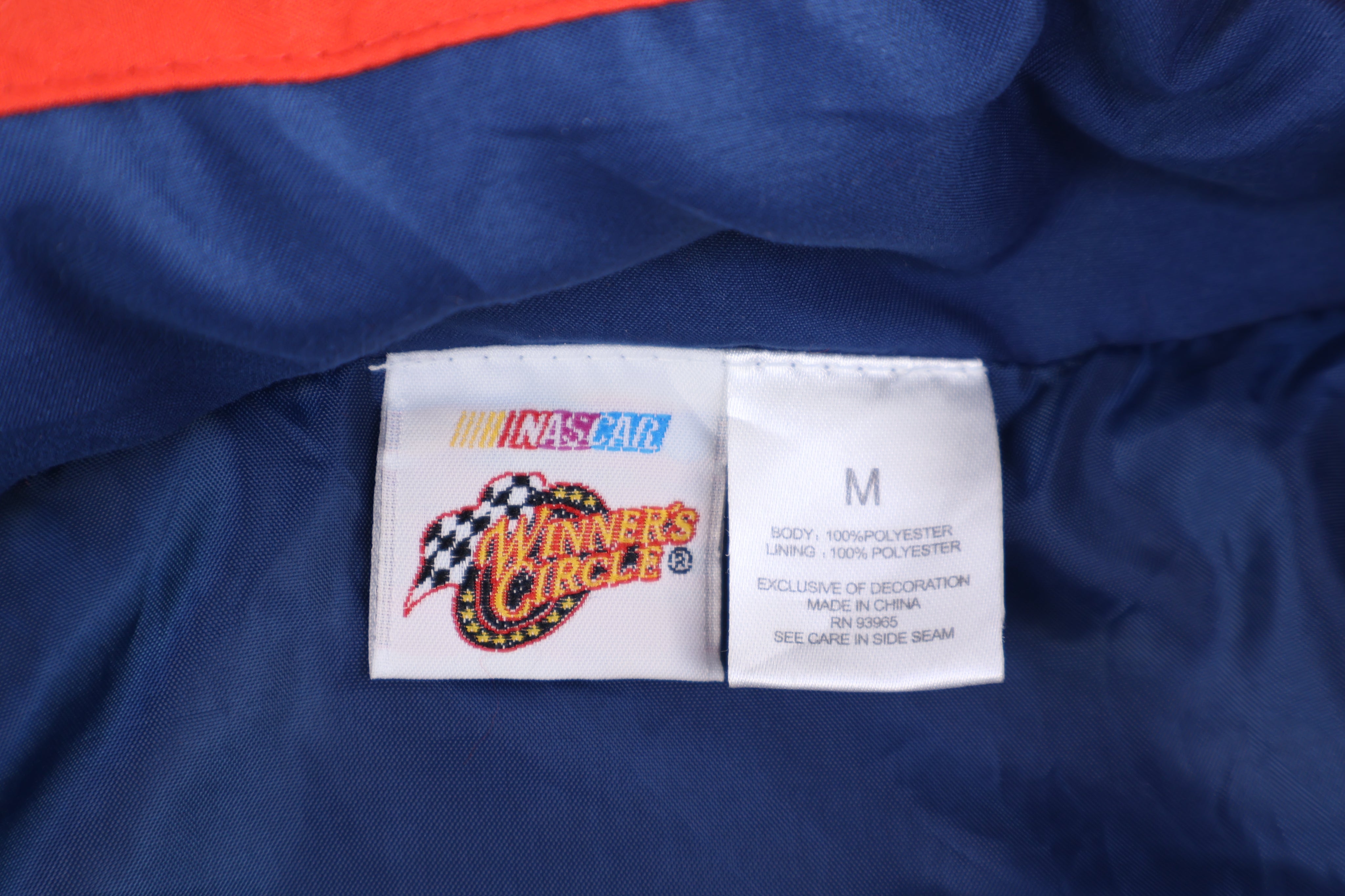 Vintage Winner's Circle Dale Jr Full Zip Windbreaker - Jacket - Thrifted Threads