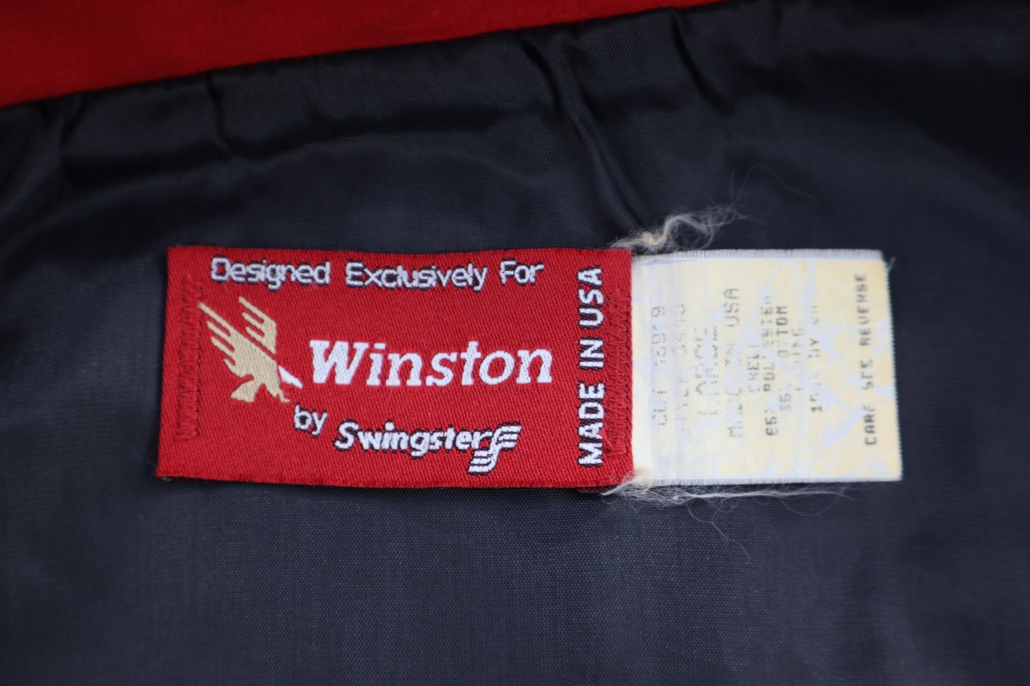 Vintage Winston Racing Full Zip Jacket - Jacket - Thrifted Threads