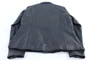 Vintage Women's Full Zip Leather Jacket - ThriftedThreads.com