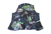 Vintage Women's Harley Davidson Motorcycles Hawaiian Button Down - ThriftedThreads.com