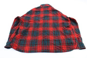 Vintage Woolrich Red & Green Plaid LS Button Down Shirt - ThriftedThreads.com