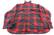 Vintage Woolrich Red & Green Plaid LS Button Down Shirt - Button Ups/Downs - Thrifted Threads