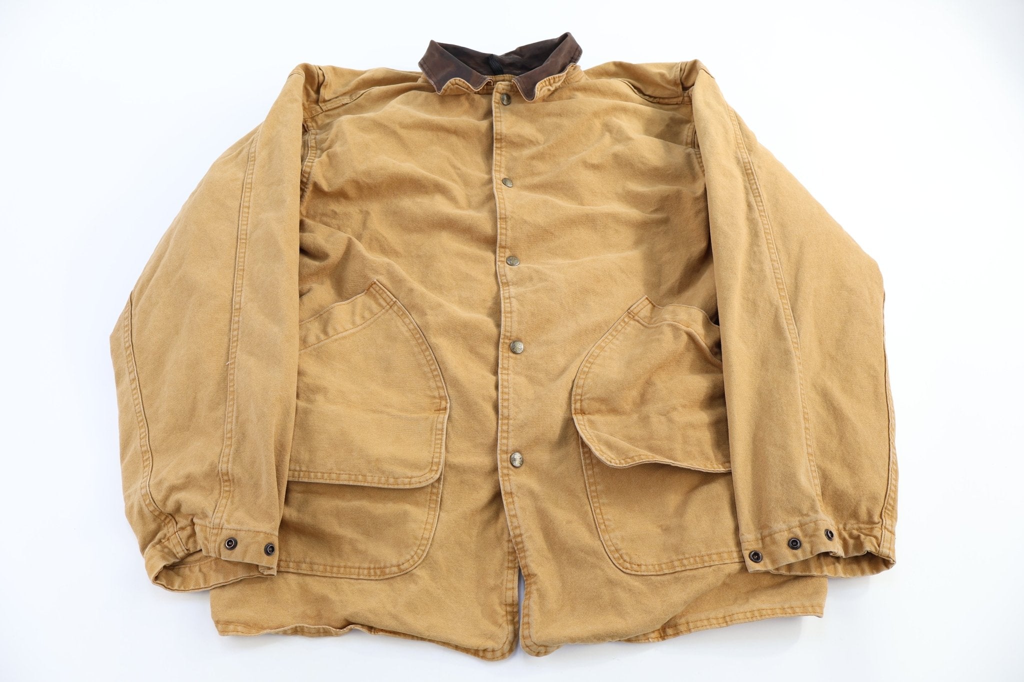 Vintage Woolrich Tan Blanket Lined Jacket - Jacket - Thrifted Threads