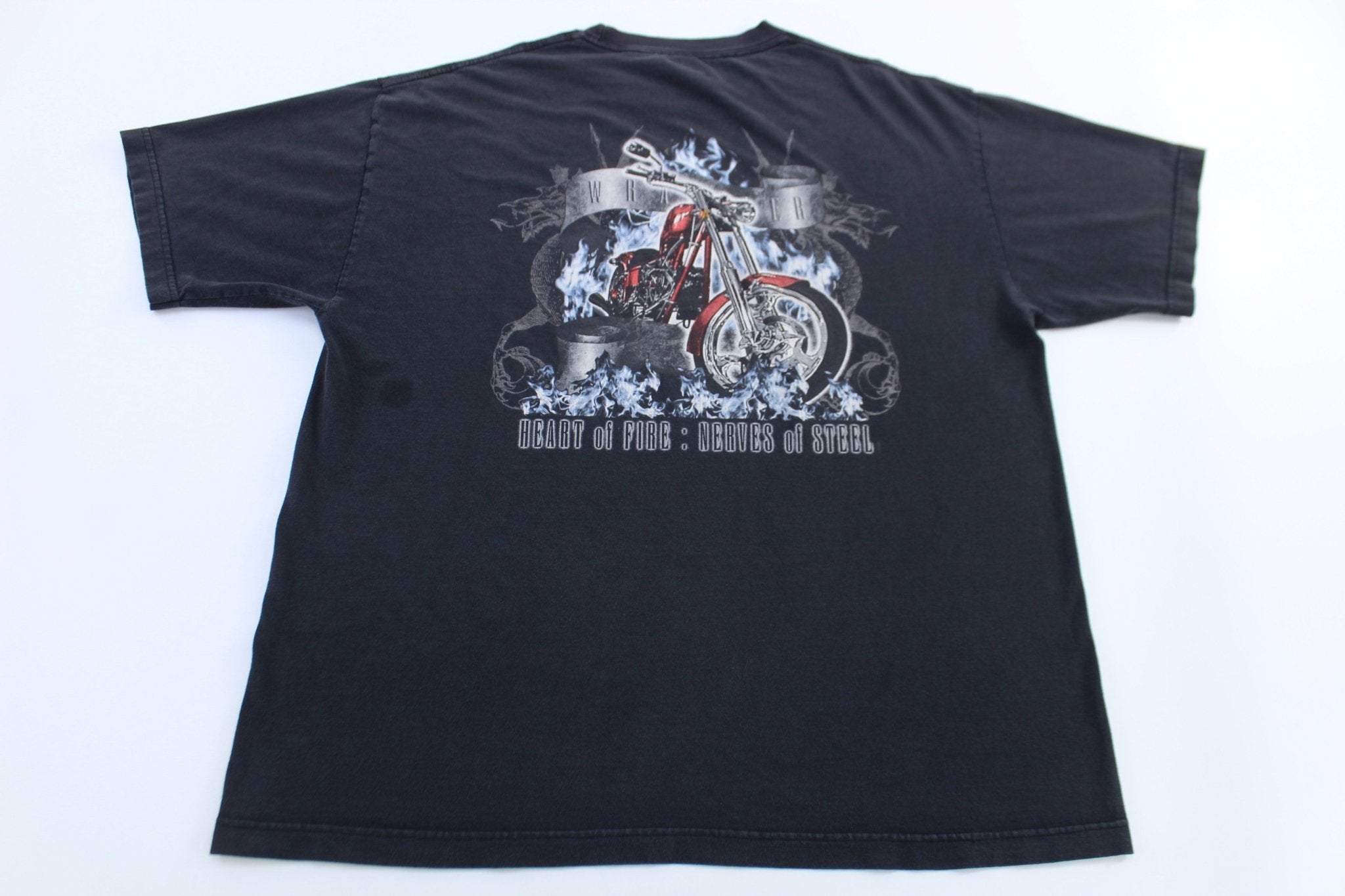 Vintage Wrangler Biker Graphic T-shirt - ThriftedThreads.com