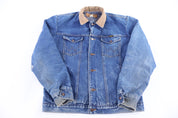 Vintage Wrangler Blanket Lined Denim Jacket - Jacket - Thrifted Threads