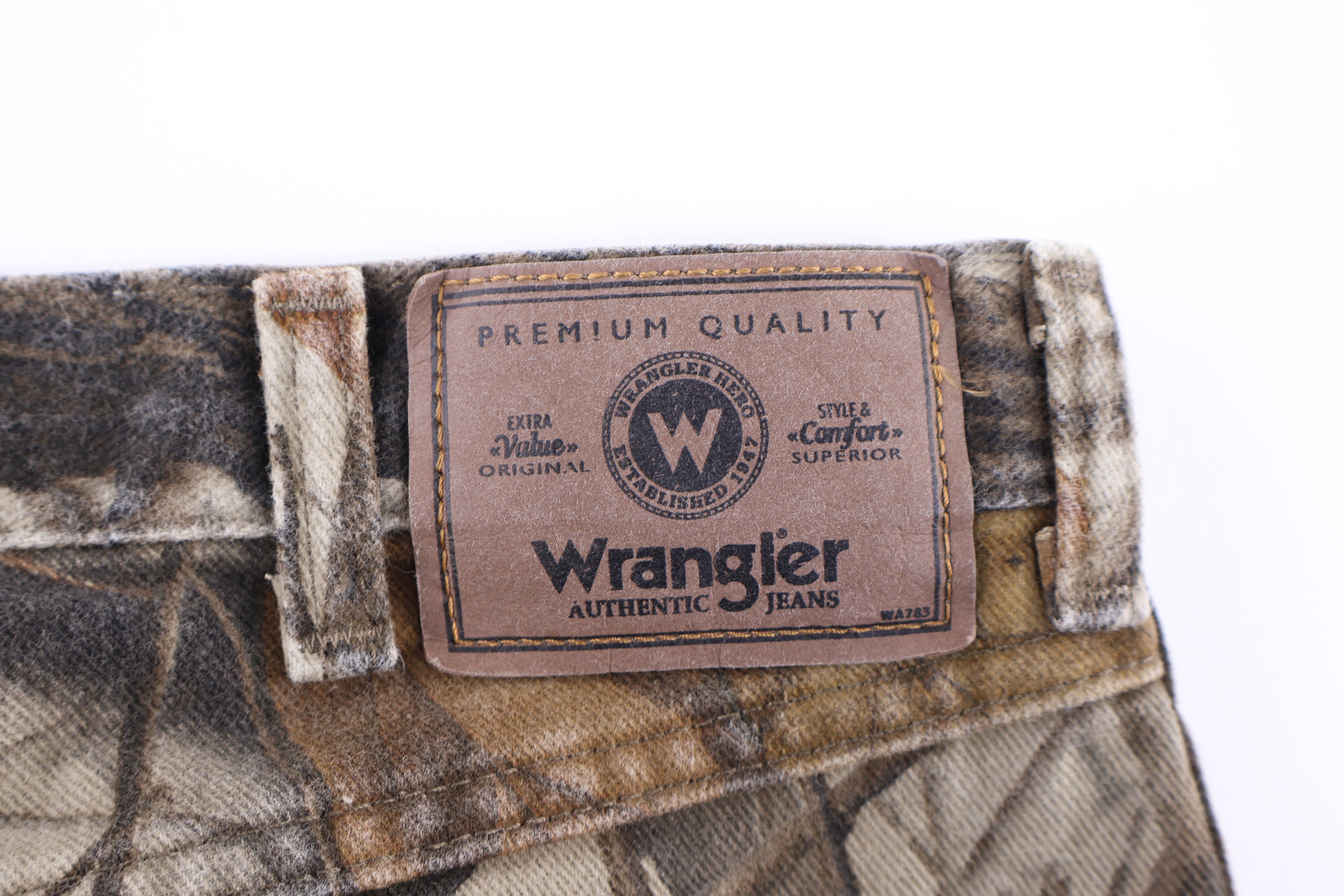 Vintage Wrangler Camo Pants - Pants - Thrifted Threads