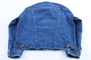 Vintage Wrangler Dark Wash Denim Jacket - ThriftedThreads.com