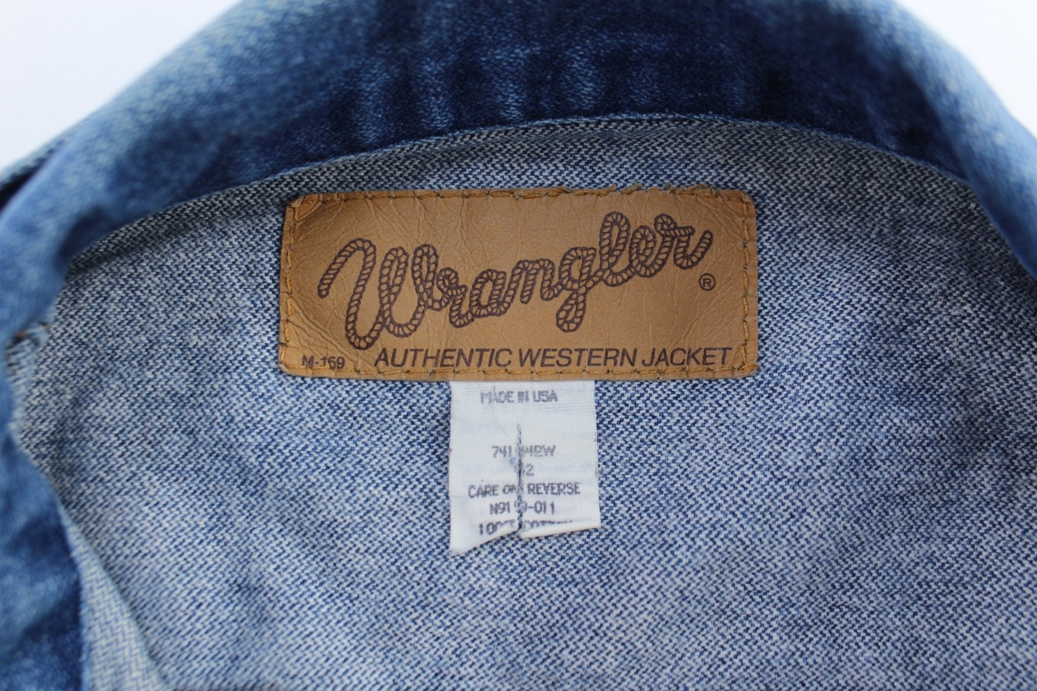 Vintage Wrangler Dark Wash Denim Jacket - Jackets - Thrifted Threads